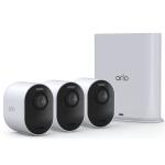 Arlo Ultra 2 4K Outdoor Wire-Free Camera System with Spotlight - 3 Pack UHD & HDR