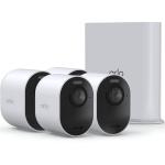 Arlo Ultra 3 4K Outdoor Wire-Free Battery Camera - 4 Pack 180° Field of View / USB-C Connector / 15% longer Battery Life than Ultra 2 / Include a Smart Hub