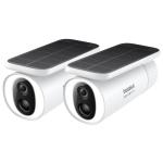 Baseus Security S1 3MP/2K Outdoor Wire-Free Solar Camera - 2Pack 10400mAh / Built-in EMMC:8GB / FOV:145° / Two-way Audio / AI Function: Human / Zone detection / ExpertPick