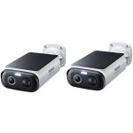 Baseus Security S1 Lite 3M/2K Outdoor Wire-Free Solar Camera - 2 Pack 5200mAh  / FOV:135° / AI Function: Human / Motion detection