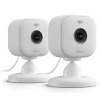 Blink Mini 2 - White - 2 Pack - 1080p - Night View in Color - Built-in Spotlight - Two Way Audio - Motion detection - Get real-time motion alerts on your smartphone