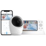 Eufy Baby E21 4K Wire-Free Battery Camera with 5" Monitor 8 x Zoom / Auto-Focus / Auto-Off Lights / Effortless Setup