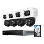 Eufy Security S4 Max 8MP/4K 8 Channel NVR Security System with 2TB Storage Includes 4x Triple-lens PTZ PoE Cam S4 / Support Up to 16TB Storage