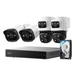Eufy Security S4 8MP/4K 8 Channel NVR Security System with 2TB Storage Includes 2x Triple-lens PTZ PoE Cam S4, 2x Bullet PoE Cam E40 / Support Up to 16TB Storage