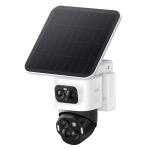 Eufy Security eufyCam S4 4K Triple-Lens PTZ Outdoor Wire-Free Battery Solar Camera 13,400 mAh Battery last up to 365 Days / Homebase3 with 16GB Storage / Built-in 5.5W Solar Panel, Radar and PIR Sensor