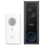 Eufy C31 2K Outdoor Wire-Free Video Doorbell with Chime 6500mAh Battery - 24/7 Recording with Hardwire Power - AI Detection - Works Standalone or with HomeBase