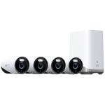 Eufy Security E330 4K 24/7 Outdoor WiFi Camera Kit - 4 Pack eufyCam E330 x4 / Homebase 3 with 1TB Storage x1 / 24/7 Recording