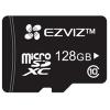 EZVIZ Professional microSDXC Memory Card - 128GB Class 10 - Super Fast Read / Write - Suitable for All Surveillance Cameras & Devices