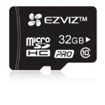 EZVIZ Professional microSDHC Memory Card - 32GB Class 10 - Super Fast Read / Write - Suitable for All Surveillance Cameras & Devices