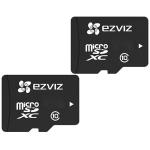 EZVIZ Professional microSDXC 64GB Memory Card - 2 Pack Class 10 - Super Fast Read / Write - Suitable for All Surveillance Cameras & Devices
