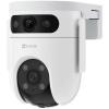 EZVIZ H9c 5MP/3K Dual-Lens Outdoor Wireless PT Camera with Spotlight Auto Smart Tracking / AI-Powered Detection / Active Defense with Siren and Strobe Light / Dual Wi-Fi