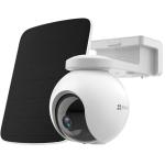 EZVIZ EB8 4G 3MP/2K Outdoor Wire-Free PT Battery Camera with Spotlight & Solar Panel 10400 mAh Battery / Device GPS Location Viewing