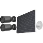 EZVIZ BC1c AOV 8MP/4K Outdoor Wire-Free Battery Camera (2-Pack) with 36Wh Battery Solar Panel Camera with10400 mAh Battery / Solar Panel with10200mAh Battery