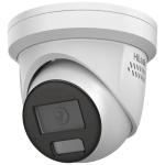 HiLook IPC-T269H-MU/SL (2.8mm) 6MP/3K+ Outdoor Turret POE Camera - White With Built-in Mic
