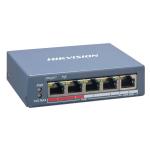 HIKVISION 301802979  TRANSMISSION 3E1105P-EI 4 PORT MANAGED POE SWITCH, 1X UPLINK, 60W
