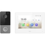 HiLook HA-KIT-IP1  IP Video Intercom Kit with 7" Colour Touch Screen&2MPCameraSupportsWiFi&PoE,Recieve Video Calls, Unlock on Mobile APP Anywhere, Any Time, IP65 Water Resistant, Built-in Loudspeaker.