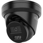 HiLook IPC-T262H-MU-BLK (2.8mm) 6MP/3K+ Outdoor Turret POE Camera - Black With Built-in Mic
