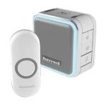 Honeywell HONDC515NGA Wireless Portable         Doorbell with Halo Light andPushButton.6xSelectableColours. 150m Wireless Range, Sleep Mode, 84dB Volume, Grey Colour