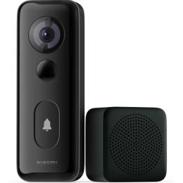 Xiaomi Smart Doorbell 3S 3MP/2K Outdoor WiFi Doorbell with Chime 5200mAh Battery + Hardwired - 180° Ultra-Wide View / USB-C Power Cable for Charging