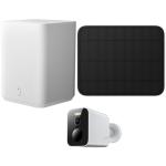Xiaomi BW300 kit2 3MP/2K Outdoor Wire-Free Battery Camera With Base Station & Solar Panel 4900mAh Rechargeable Battery / IP67 / 130° wide field of view