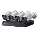 Reolink NVS8-12MB4 12MP/4K+ 8 Channel NVR Surveillance System with 2TB HDD Includes 4x RLC-B1200 Bullet Cameras