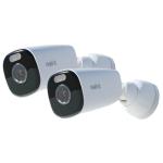 Reolink Argus Eco Pro 5MP/2K+ Outdoor Wire-Free Battery Camera with Spotlight - 2 Pack 21.6Wh Rechargeable Battery / Smart Detection / Dual-Band WiFi