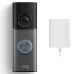 RING Wired Video Doorbell Pro (3rd Gen) 4K Plug-In - Deep Silver - 4K Video - 3D Motion Detection with Customisable Motion Zones