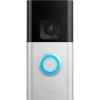 RING Battery Video Doorbell Plus - Nickel - Head-To-Toe 1536p HD Video - Advanced Motion Detection with Customisable Motion Zones