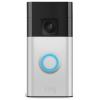 RING Battery Video Doorbell - Satin Nickel - Head toToe1440p HD Video - Advanced Motion Detection with Customisable Motion Zones
