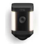 RING Spotlight Cam Plus Battery - Black - 1080p HD Video - Advanced Motion Detection with Customisable Motion Zones