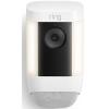 RING Spotlight Cam Pro 2K Battery - White - 2K Video - Bird's Eye View - 3D Motion Detection with