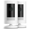 RING 2-Pack Outdoor (Stick Up Cam)  Battery Camera (3rd Gen) - White - 1080p HD Video - Advanced Motion Detection with Customisable Motion Zones