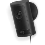 RING Outdoor Camera Pro 4K Plug-In - Black - 4K Video - 3D Motion Detection with Customisable Motion Zones