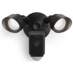 RING Floodlight Cam Wired Plus - Black - 1080p HD Video - Advanced Motion Detection with Customisable Motion Zones - 2000 Lumen