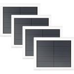 RING Solar Panel USB-C (2nd Gen) - 4Pack - White For Stick Up Cam/ Outdoor Camera Plus / Stick Up Cam Pro / Spotlight Cam Plus /Pro