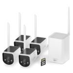 Swann MaxRanger 8MP/4K Outdoor Wire-Free Solar Security System - 4 Pack With 64GB Hub (SWNVK-MR4KSD4-AU)