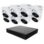 Swann AdvancedX Series NVR-8ADVANX / 1TB / 8x NHD-ADVANXD 4K Spotlight Dome IP Cameras