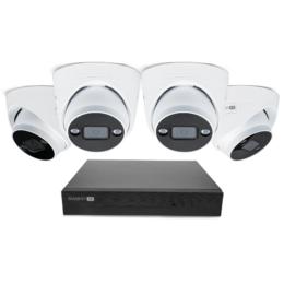 Swann AdvancedX Series NVR-8ADVANX / 1TB / 4x NHD-ADVANXD 4K Spotlight Dome IP Cameras