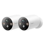 TP-Link Tapo C425 4MP/2K+ Outdoor Wire-Free Battery Camera - 2 Pack 10000mAh Battery / Color Night Vision /Two-way Audio / Local Storage via MicroSD up to 512GB / Built-in Siren