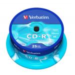 Verbatim 43432 CD-R - 25 Pack Spindle 52x - 700MB - Extra Protection