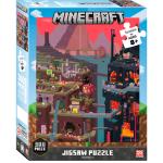 Impact Merch Minecraft World Red Jigsaw Puzzle 300 Pieces