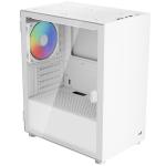 Aerocool CS111 MidTower Case White RGB Support MATX, MINI ITX, 3 X120mm Fixed RGB Fans Pre-installed, CPU Cooler Support Upto 160mm, GPU Support Upto 305mm, 4X PCI Slot, Front I/O: 1X USB 3.0, 2X USB 2.0, HD Audio