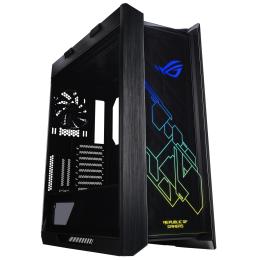 ASUS ROG Strix Helios Gaming Case with Tempered Glass, Support EATX, ATX, MATX, MINI ITX, GPU braces, 420mm Radiator support and Aura Sync, Support CPU Cooler up to 190mm,  GPU Support up to 450mm, Aluminum, Black, A-RGB lighting