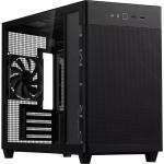 ASUS PRIME AP201 MESH TG Micro Tower for MATX CPU Cooler Support Upto 170mm, GPU Support Upto 338mm, 4x PCI Slot, 360mm Radiator Supported, Front I/O: 2x USB, 1X Type C, HD Audio