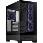 ASUS A31 PLUS Black ATX Case with 4 X ARGB Fans CPU Cooler Support Upto 165mm, GPU Support Upto 380mm, 7x PCI Slot, 360mm Radiator Supported, Front I/O: 2x USB, 1x Type C, HD Audio