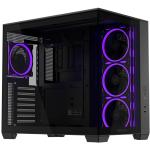 ASUS A32 PLUS ATX Case - Black 4x ARGB Fans - CPU Cooler Support up to 165mm - GPU Support up to 420mm - 7x PCI Slots - 360mm Radiator Support - Front I/O: 2x USB - 1x USB-C - HD Audio