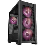 ASUS TUF Gaming GT302 Black ATX Mid Tower Case Tempered Glass, 4x 140mm ARGB Fan Pre-installed, CPU Cooler Suport Upto 165mm, GPU Support Upto 407mm, 8x PCI Slot, 360mm Radiator Supported, Front I/O: 2x USD, 1x Type C, HD Audio