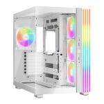 be quiet Light Base 600 LX White Mid Tower Case Tempered Glass, 4x 120mm ARGB Fan Includeed, CPU Cooler Support Upto 170mm, GPU Support Upto 400mm, 7x PCI Slot, 360mm Radiator Supported, Front I/O: 1x USB, 1x Type C, HD Audio