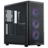 Cooler Master Elite 502 MidTower Gaming Case Tempered Glass, 4x ARGB 120mm Fan Pre-installed, CPU Cooler Support Upto 170mm, GPU Support Upto 410mm, 7x PCI Slot, 360mm Radiator Supported, Front I/O: 1x USB 3.2, 1x Type C, HD Audio