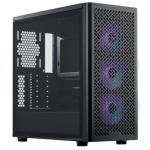 Cooler Master Elite 502 MidTower Gaming Case Tempered Glass, 4x ARGB 120mm Fan Pre-installed, CPU Cooler Support Upto 170mm, GPU Support Upto 410mm, 7x PCI Slot, 360mm Radiator Supported, Front I/O: 1x USB 3.2, 1x Type C, HD Audio
